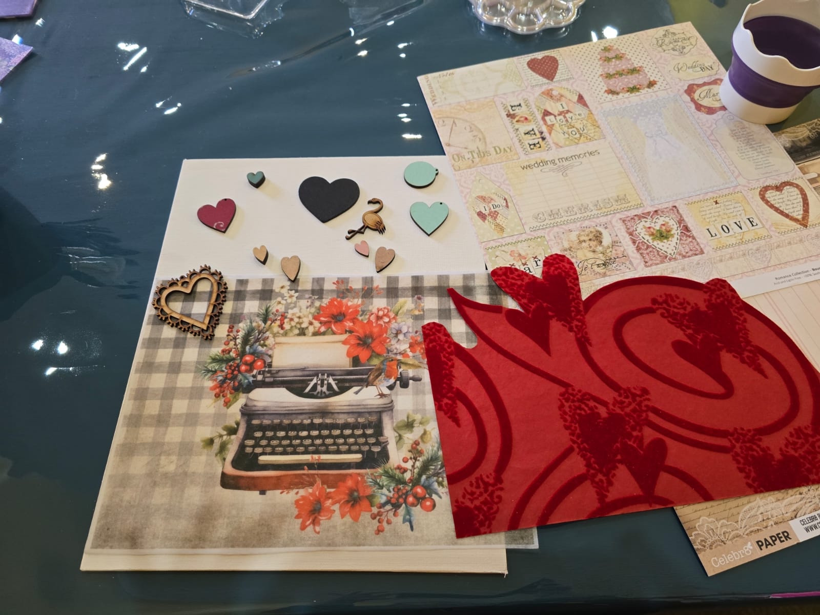 Decoupage project in progress